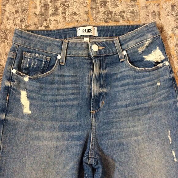 SUPER COOL PAIGE SARAH JEANS! EUC! SIZE 27 - Picture 2 of 13